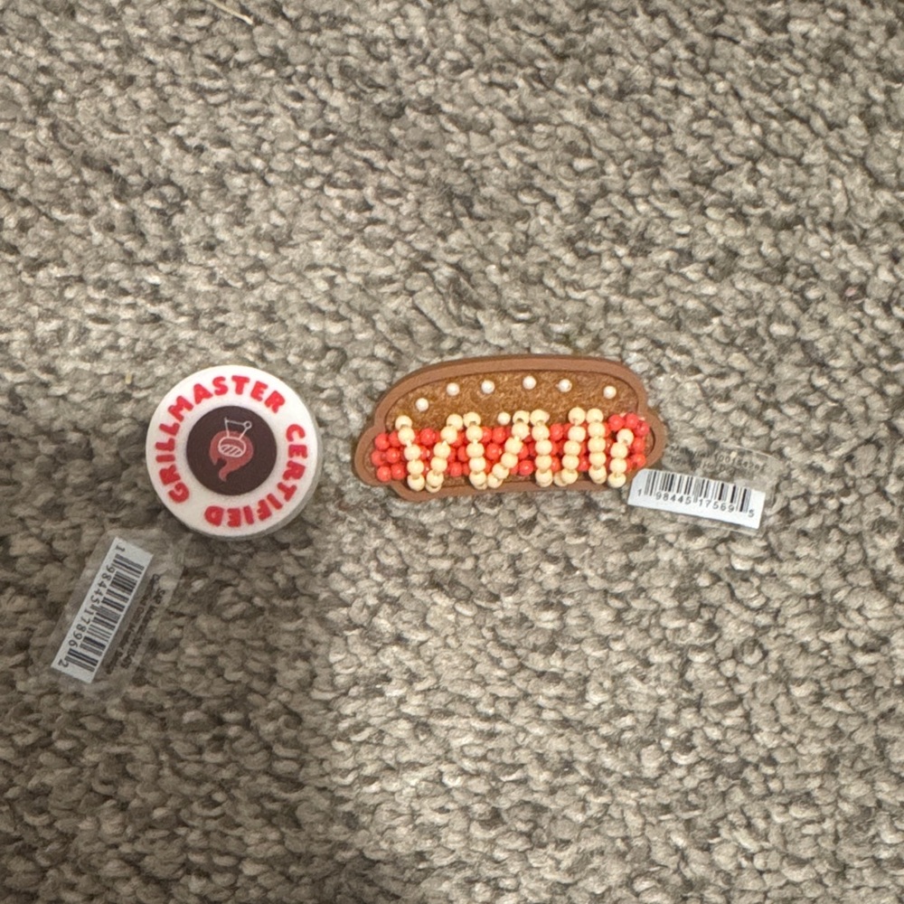 Grillmaster Certified croc charms hot dog